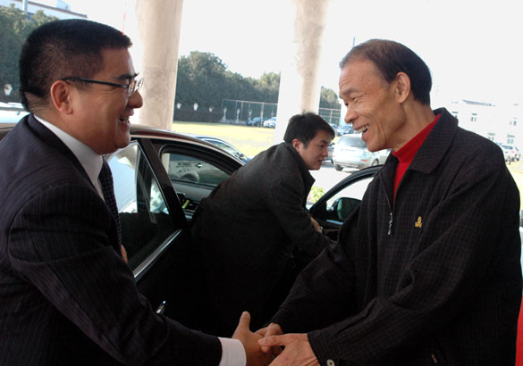 中国首善陈光标先生来访asiagame集团