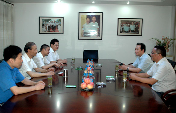 溧阳市供电公司徐总一行来asiagame集团调研