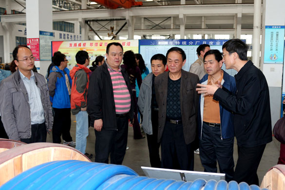 4月25日，，，常州市发改委向导一行30余人来asiagame电缆旅行