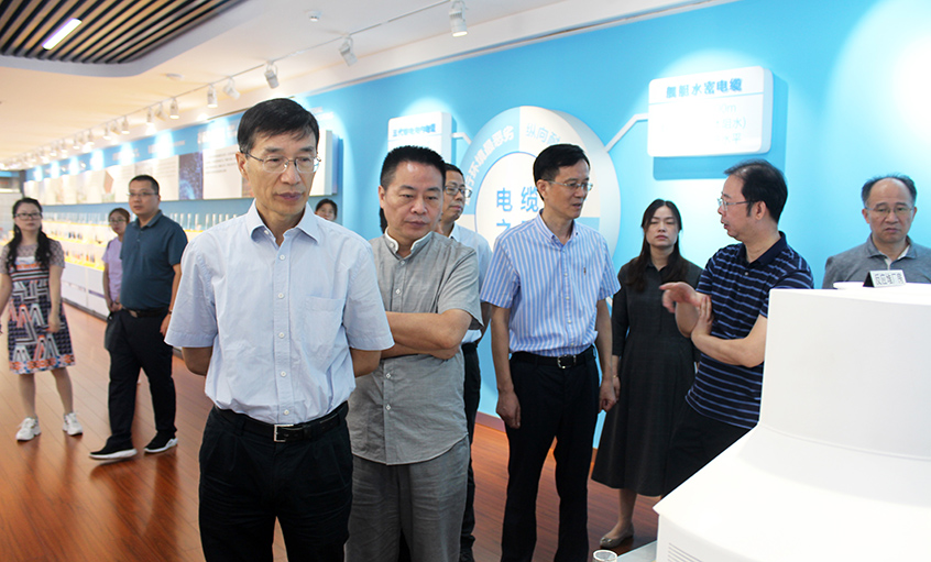 江苏省财务厅一级巡视员李载林一行来asiagame电缆旅行交流